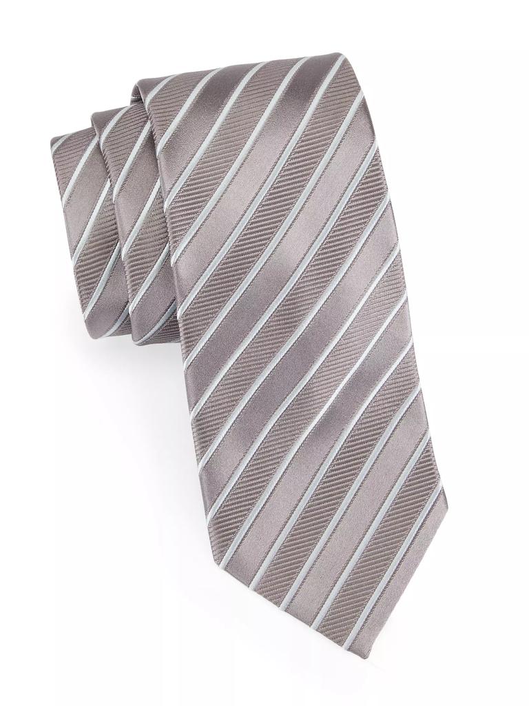 Charvet Diagonal Stripe Silk Jacquard Tie