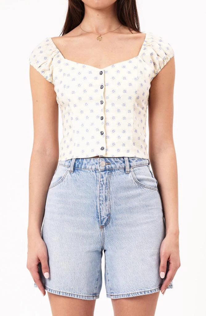 Rolla’s Emmy Floral Print Crop Top 1