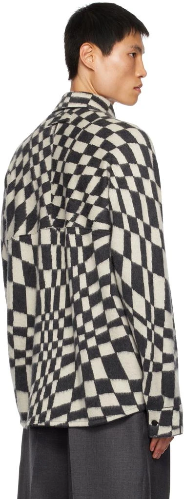 Zegna Gray Pattern Shirt 3
