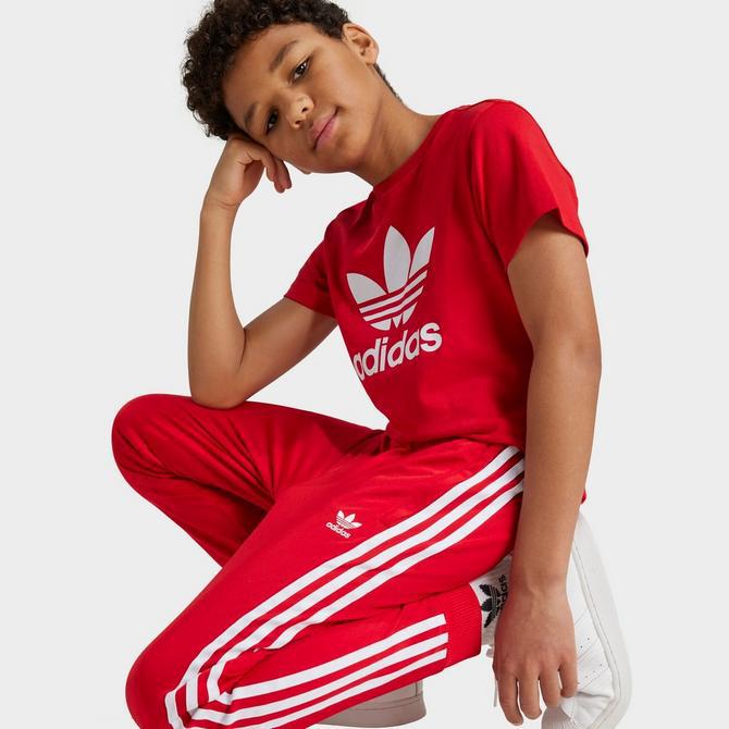 Adidas Originals Boys Superstar Track Pants Boy s Size XL Red