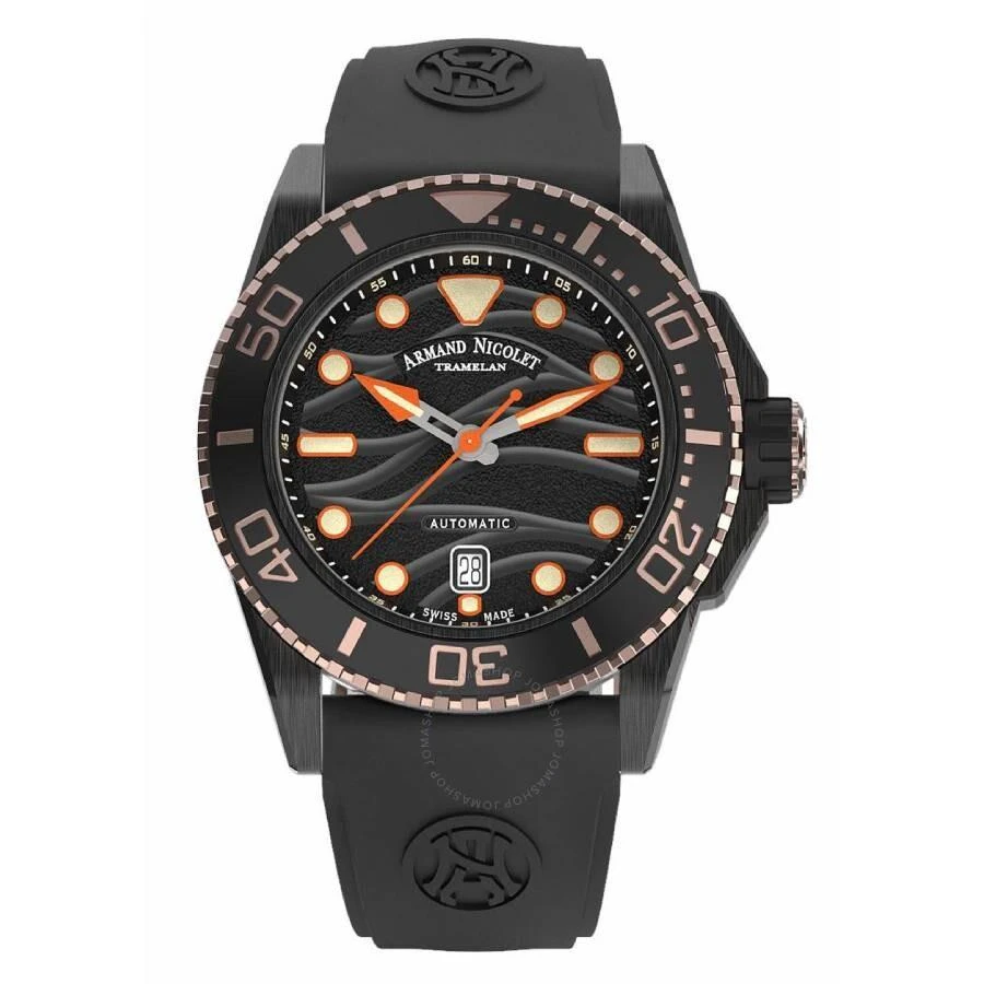 Armand Nicolet JSH Automatic Black Dial Men's Watch A480PQS-NO-GG4710N 1