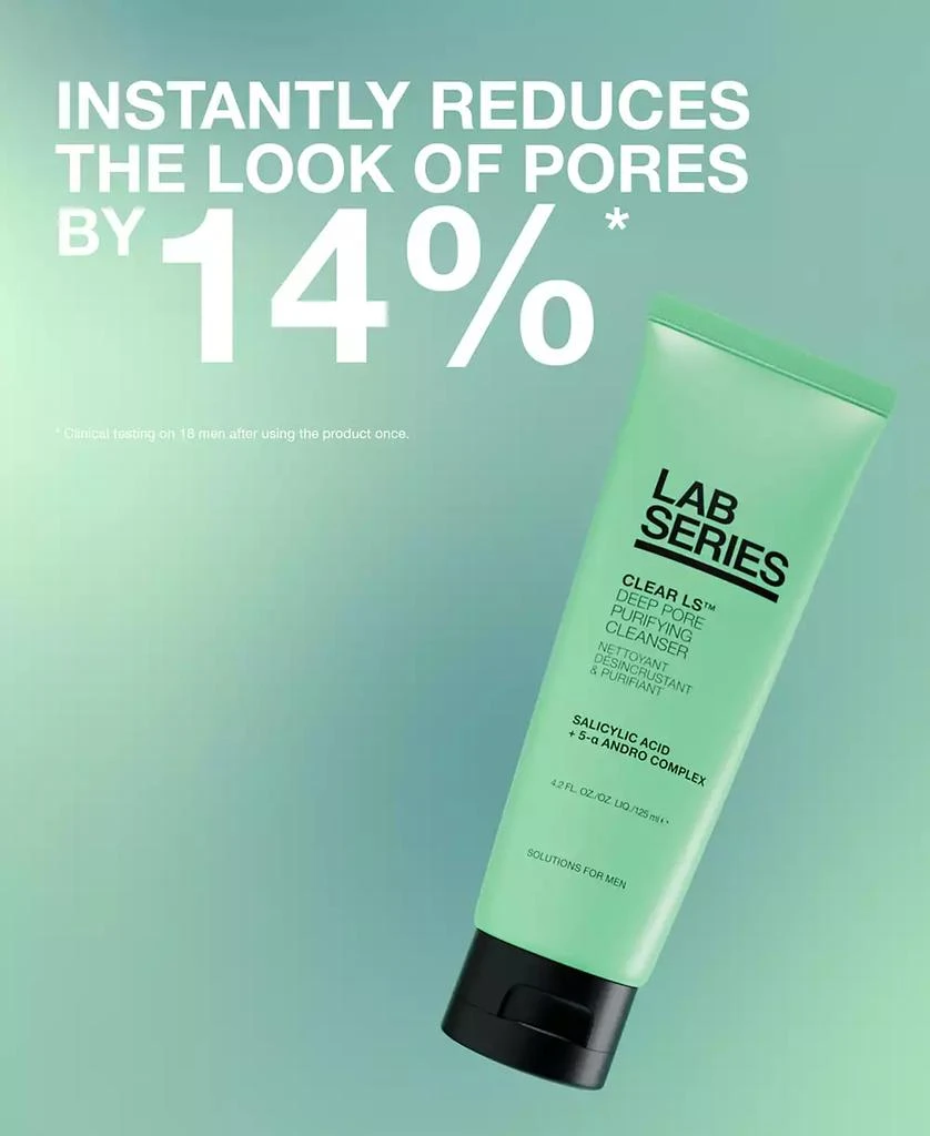 Lab Series Skincare for Men Clear LS Deep Pore Purifying Cleanser, 4.2 oz. 2