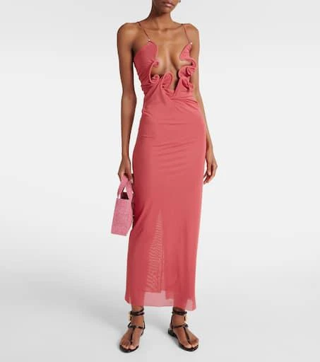 Christopher Esber Molded Venus cutout mesh maxi dress 2