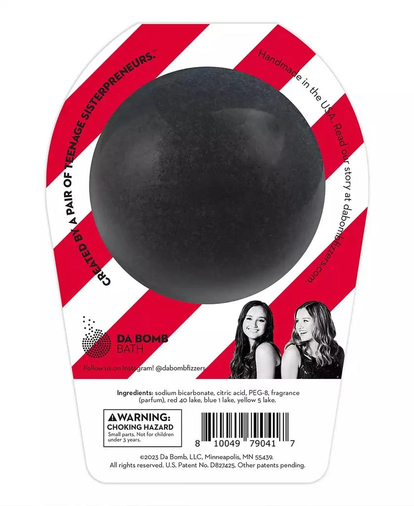 Da Bomb Lump Of Coal Fragrant Bath Fizzer, 6.5 oz. 2