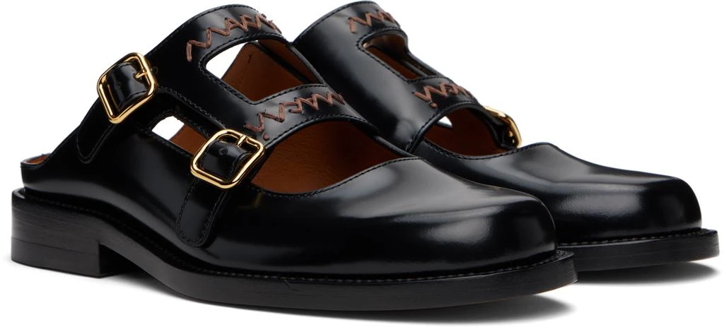 Marni Black Bambi 3.0 Double Buckle Slip-on Loafers 4