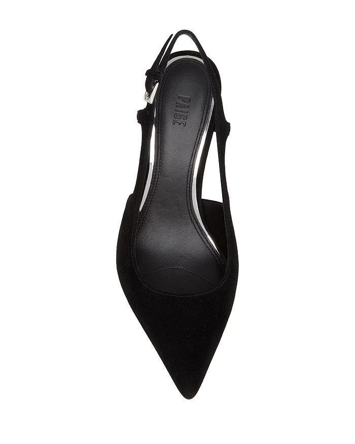 Paige Women's Samara Pointed Toe High Heel Slingback Pumps 3