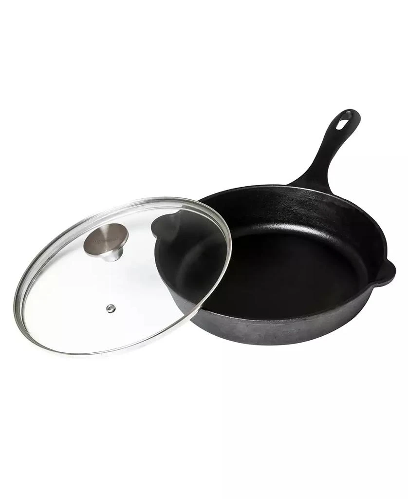 Victoria Glass Lid with Stainless Steel Knob for 10" Skillet 2