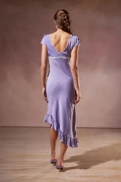 Kimchi Blue Kimchi Blue Cora Lace-Trim Asymmetrical Midi Dress 4