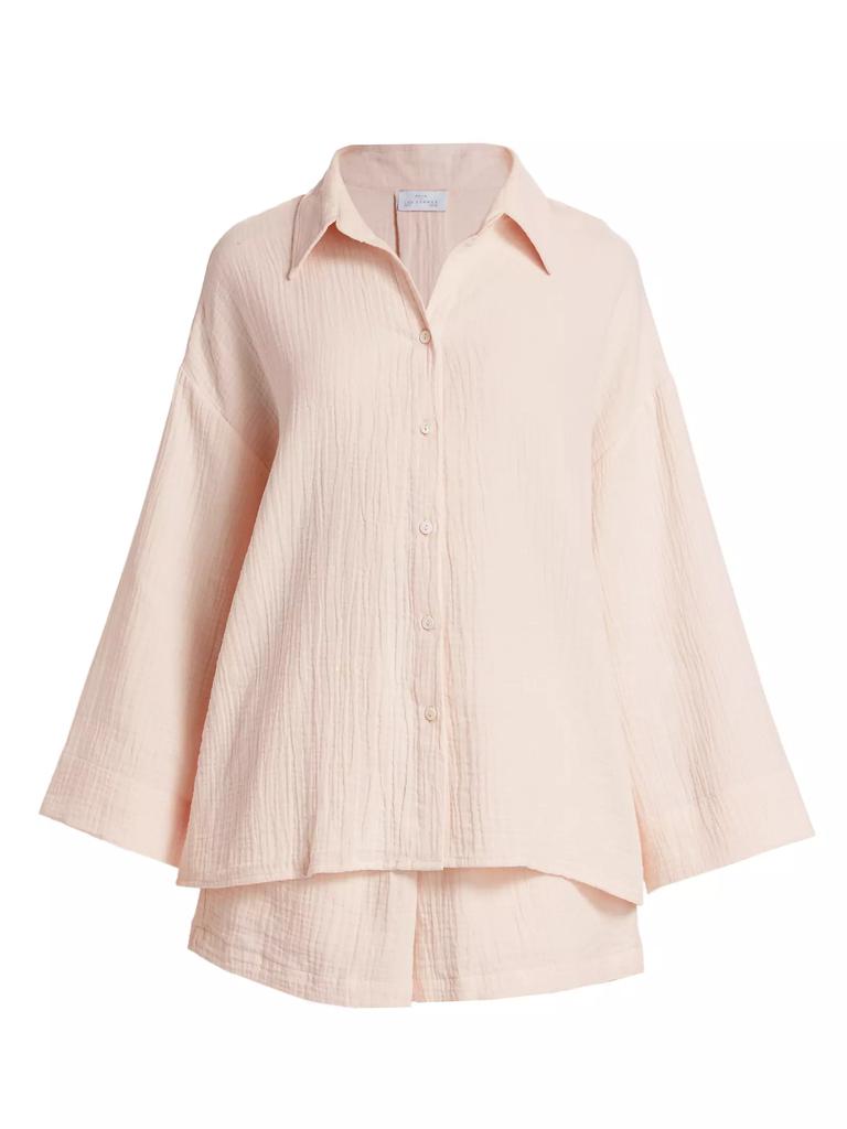 Pour Les Femmes Angel Cotton Gauze 2-Piece Lounge Set