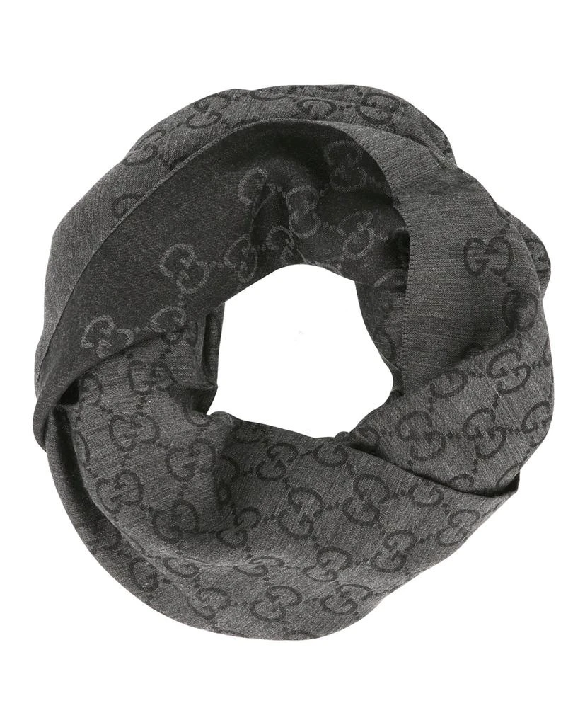 Gucci GG Jacquard Pattern Knit Scarf 3