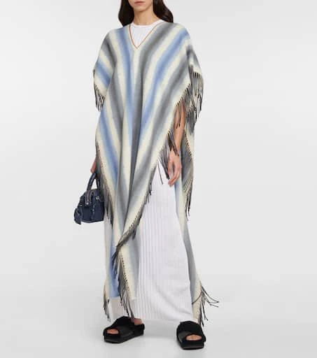 Chloé Wavy shearling slides 2