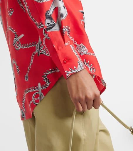 Burberry Printed silk shirt 6
