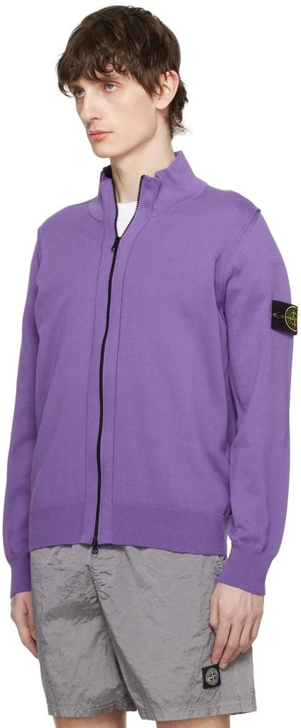 Stone Island Purple Patch Sweater 4