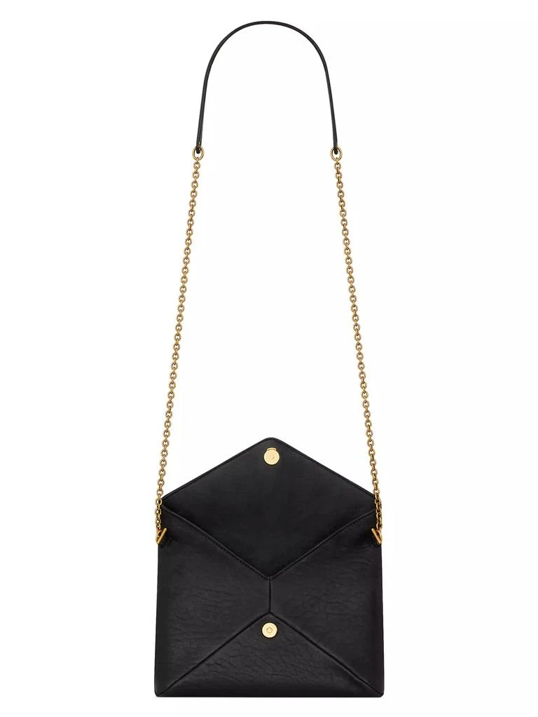 Yves Saint Laurent Cassandre Chain Pouch in Lambskin 4