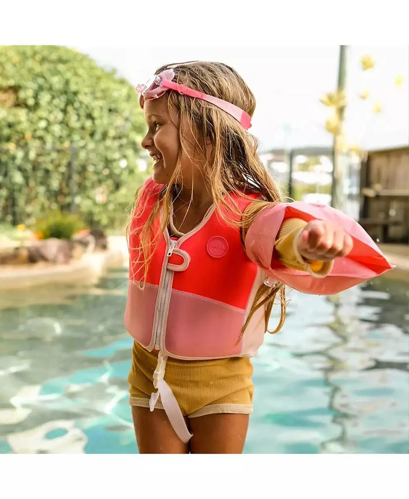 Sunnylife Mini Swim Goggles: Melody the Mermaid - Neon Strawberry 7