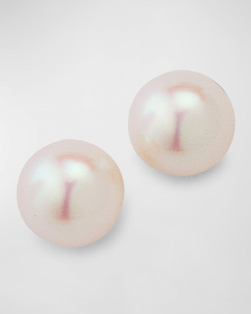 Assael 18k Yellow Gold Akoya Cultured Pearl Stud Earrings