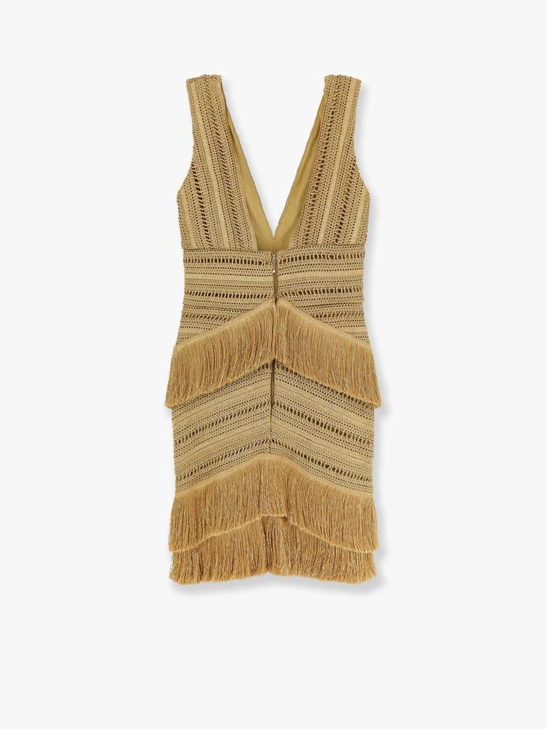 PatBO Pampas mini dress with embroidery and fringes 5