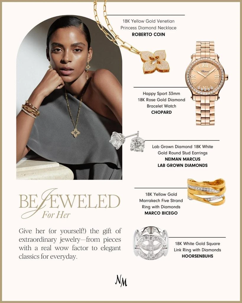 Marco Bicego 18K Yellow Gold Marrakech Five Strand Ring with Diamonds, Size 7 2