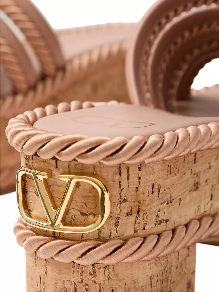 Valentino VLogo Summer Blocks Flatform Sandals 80MM 5