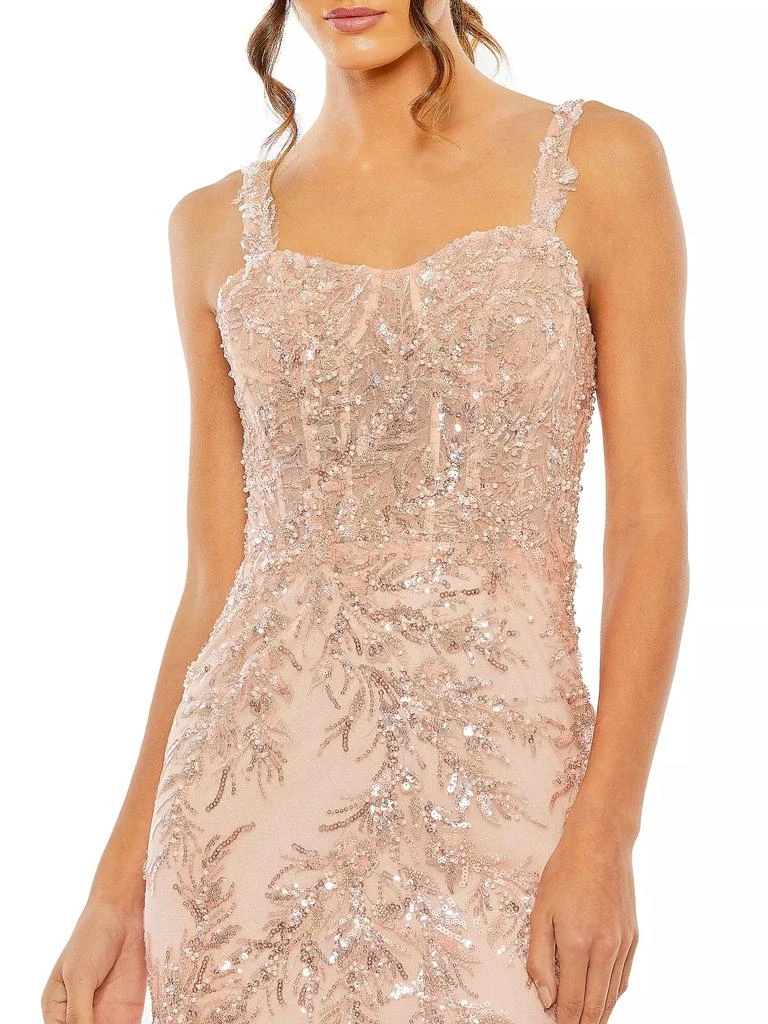 Mac Duggal Embellished Tulle Corset Trumpet Gown 3