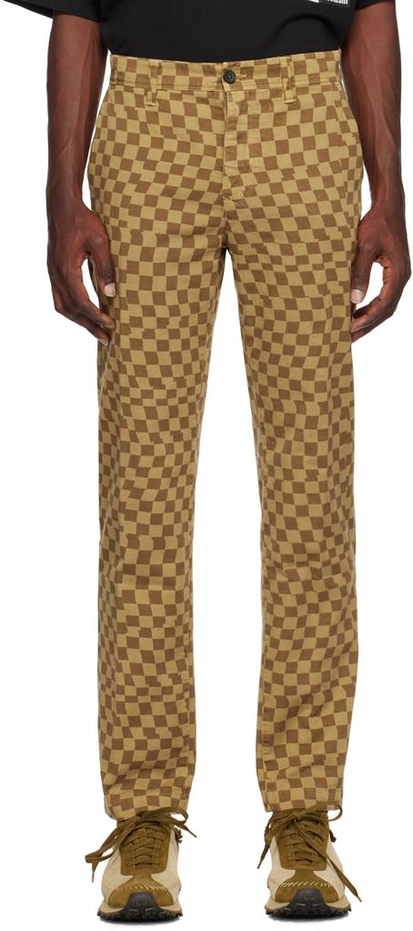 Facetasm Brown Check Trousers