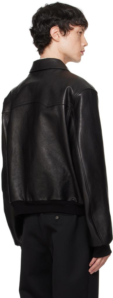 Black Ben Leather Jacket – On Sale Now with Up to 26% Off