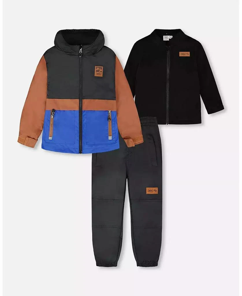 Deux par Deux Boys 3-in-1 Two-Piece Mid-Season Outerwear Set