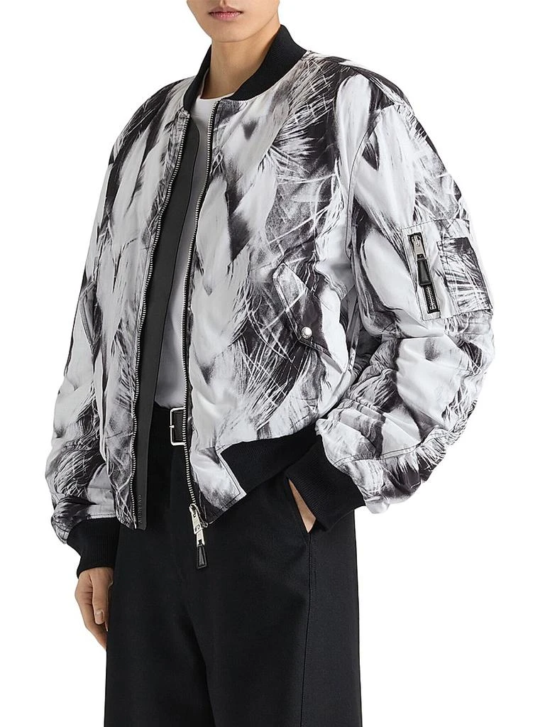 Givenchy Bomber Jacket in Taffetas with Hair Print 3