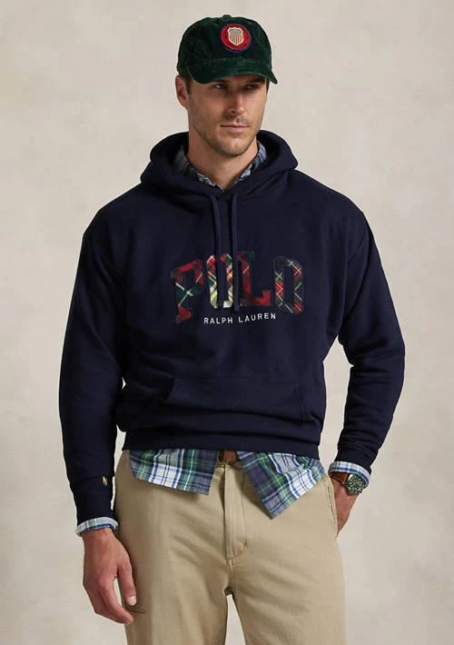 Ralph Lauren Ralph Lauren The Rl Fleece Plaid Logo Hoodie 2