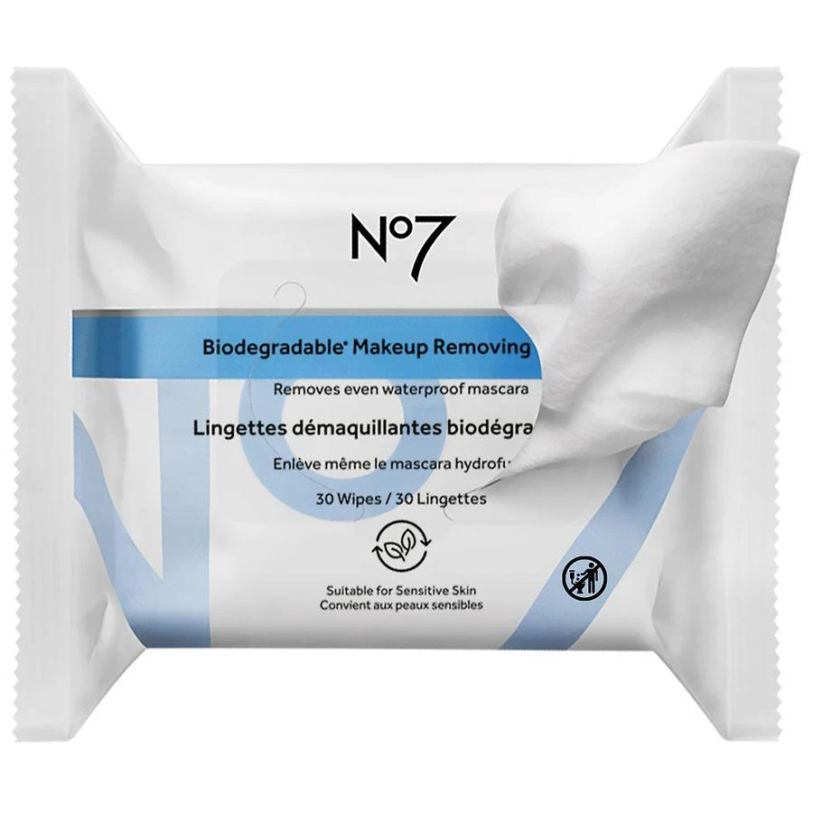 No7 Biodegradable Makeup Removing Wipes 5