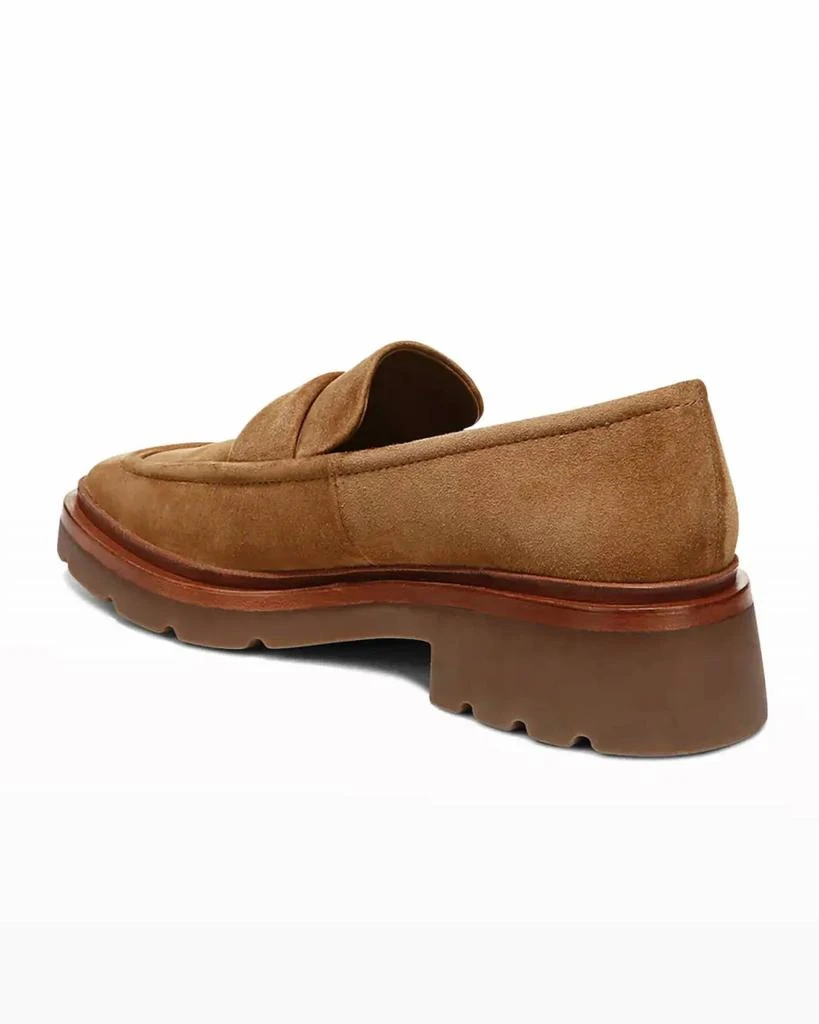 Vince Women's Robin Loafer In Light Fawn Suede 4