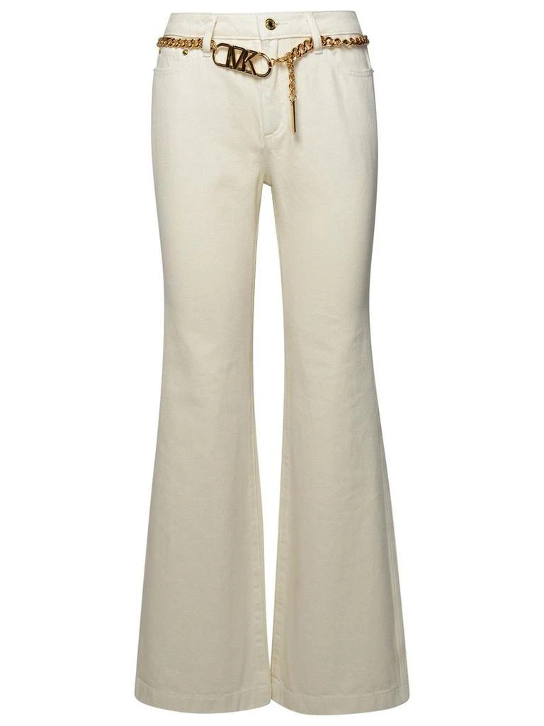 Michael Kors Michael Kors Ivory Cotton Jeans 1