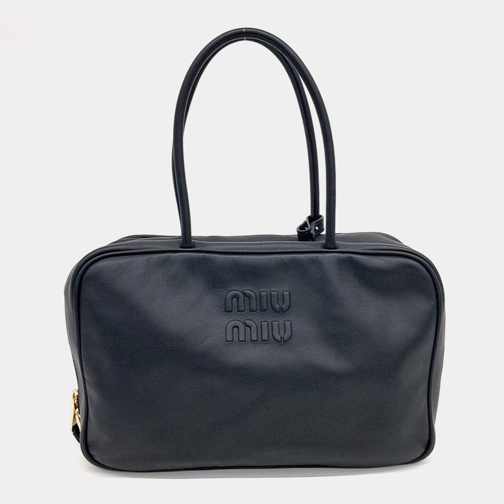 バッグ Miu Miu Leather Bag 2023 Nappa Leather Pocket Bag | Authentic & Vintage | ReSee