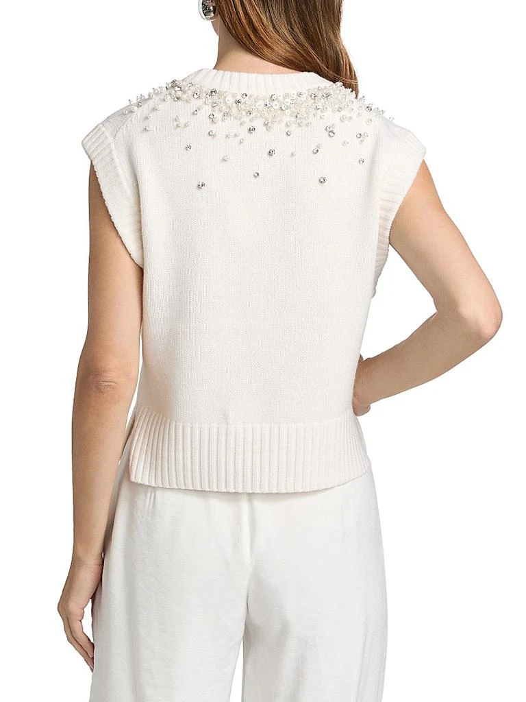 SIMKHAI Candra Embellished Sweater Vest 5