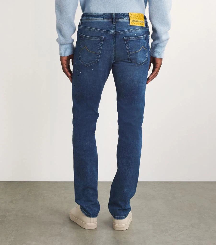 Jacob Cohën Honeycomb-Patch Paint Bard Jeans 4