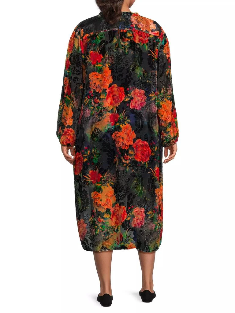 Johnny Was Plus Renna Burnout Slip Dress 5