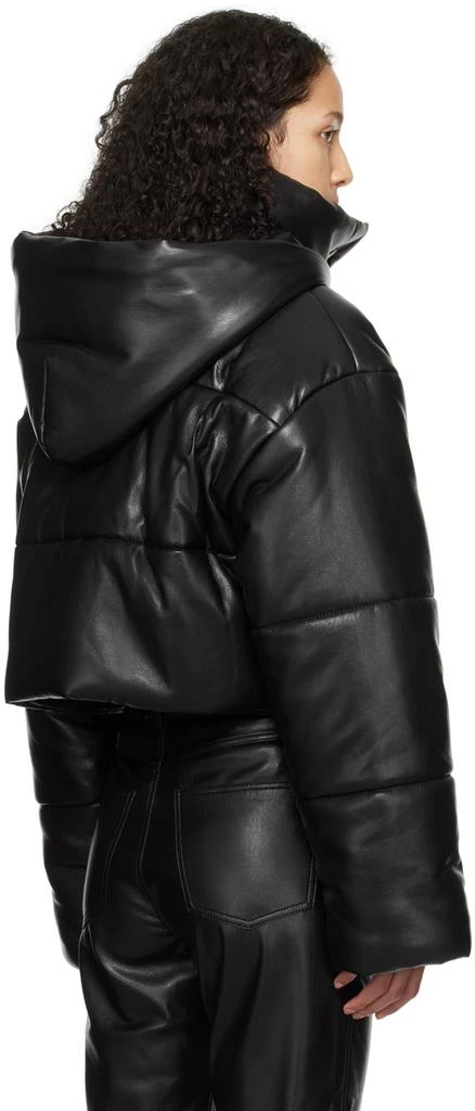 Nanushka Black Aveline Vegan Leather Jacket 3