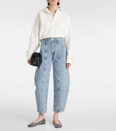 AGOLDE Mara high-rise barrel-leg jeans 6