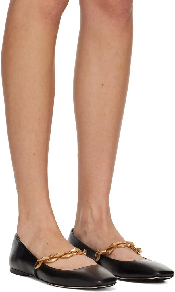 Jimmy Choo Black Diamond Tilda Ballerina Flats 4