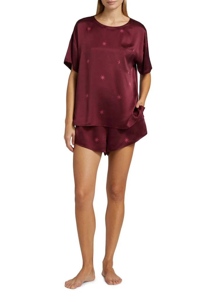 Lunya Washable Silk T-Shirt & Shorts Set 2