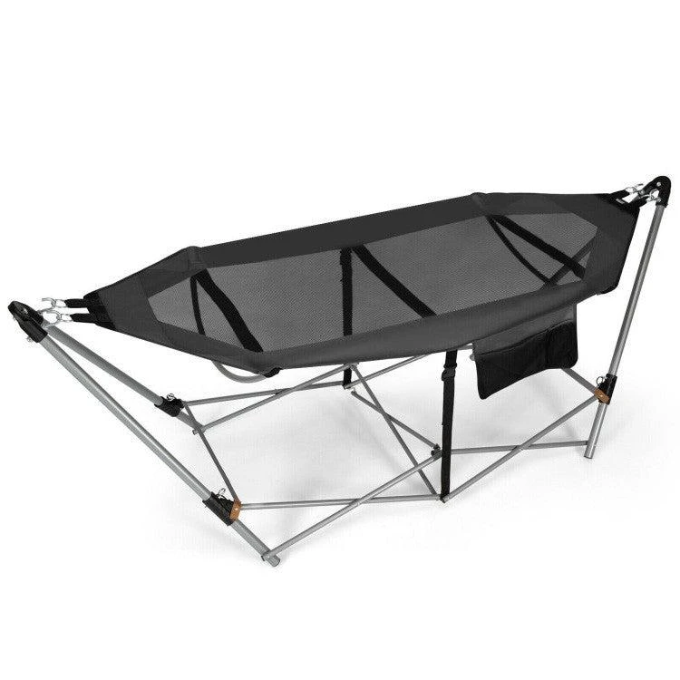 Hivvago Portable Folding Hammock with Hammock Stand-Turquoise 6
