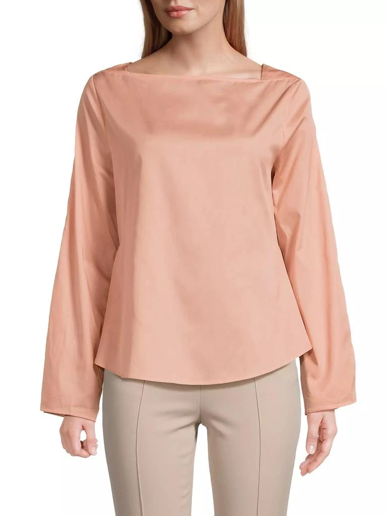 Harshman Liora Cotton Sateen Blouse 3