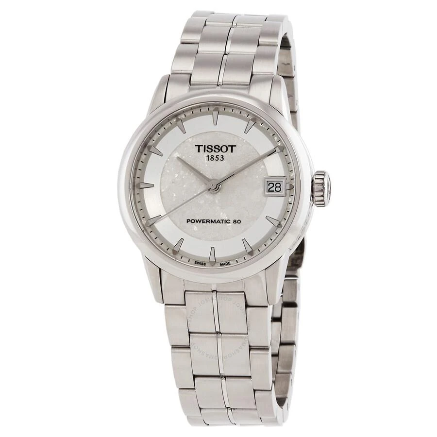 Tissot Luxury Powermatic 80 Silver Dial Ladies Watch T086.207.11.031.10 1