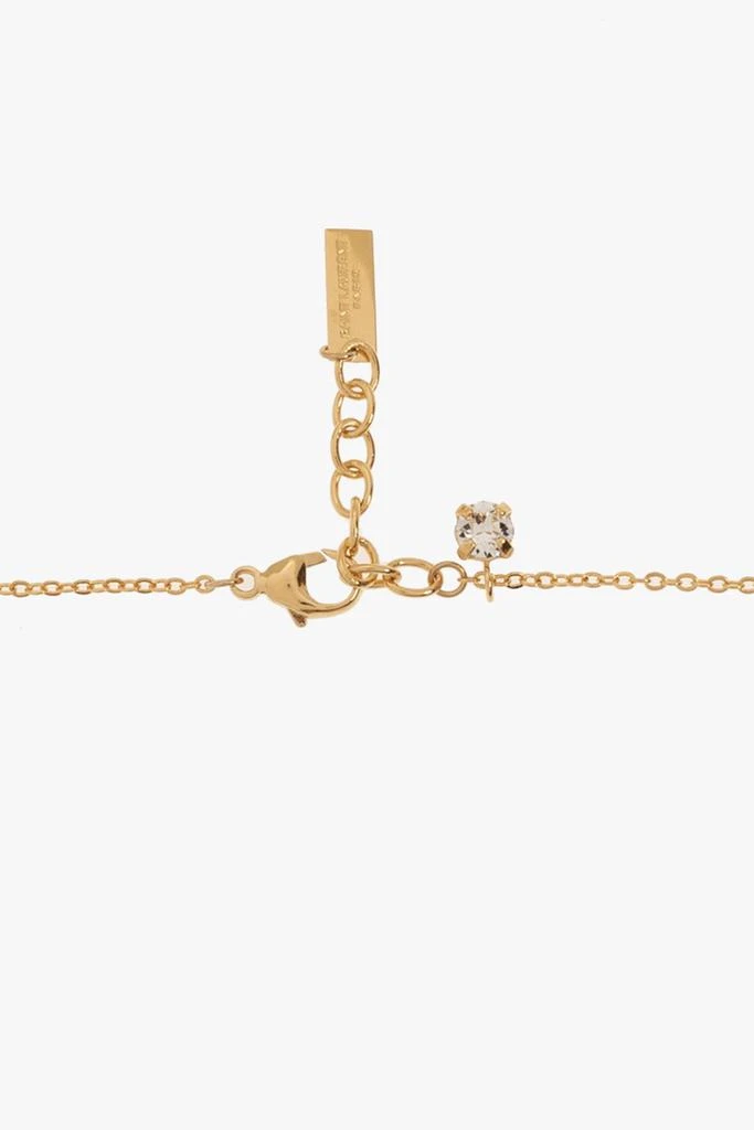 Yves Saint Laurent Saint Laurent Sim Key And Rhinestone Charm Necklace 3