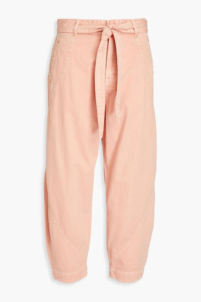 Zimmermann Cropped high-rise tapered jeans