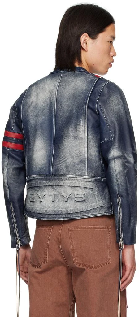 EYTYS Navy Damon Leather Jacket 3