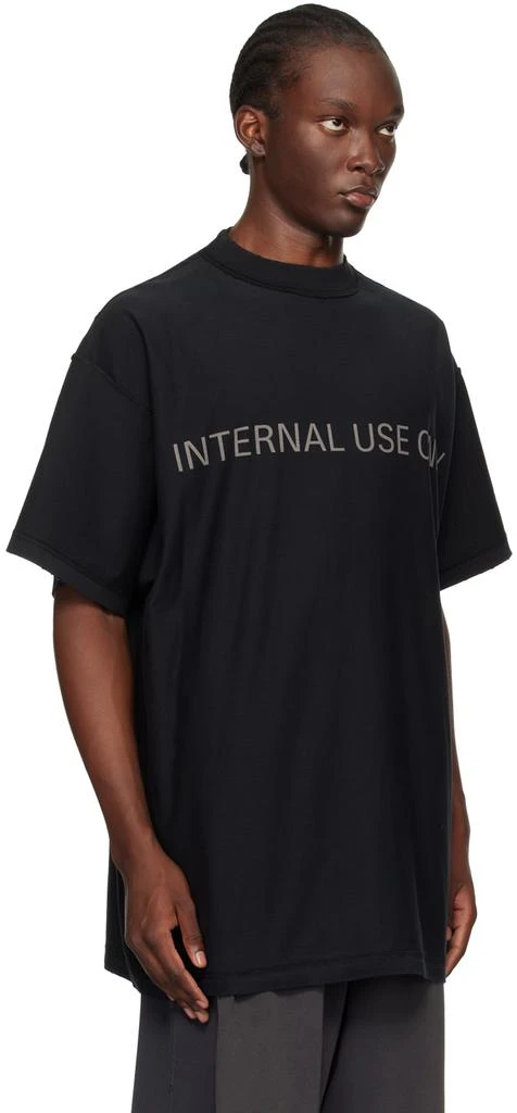 Balenciaga Black 'Internal Use Only' T-Shirt 2