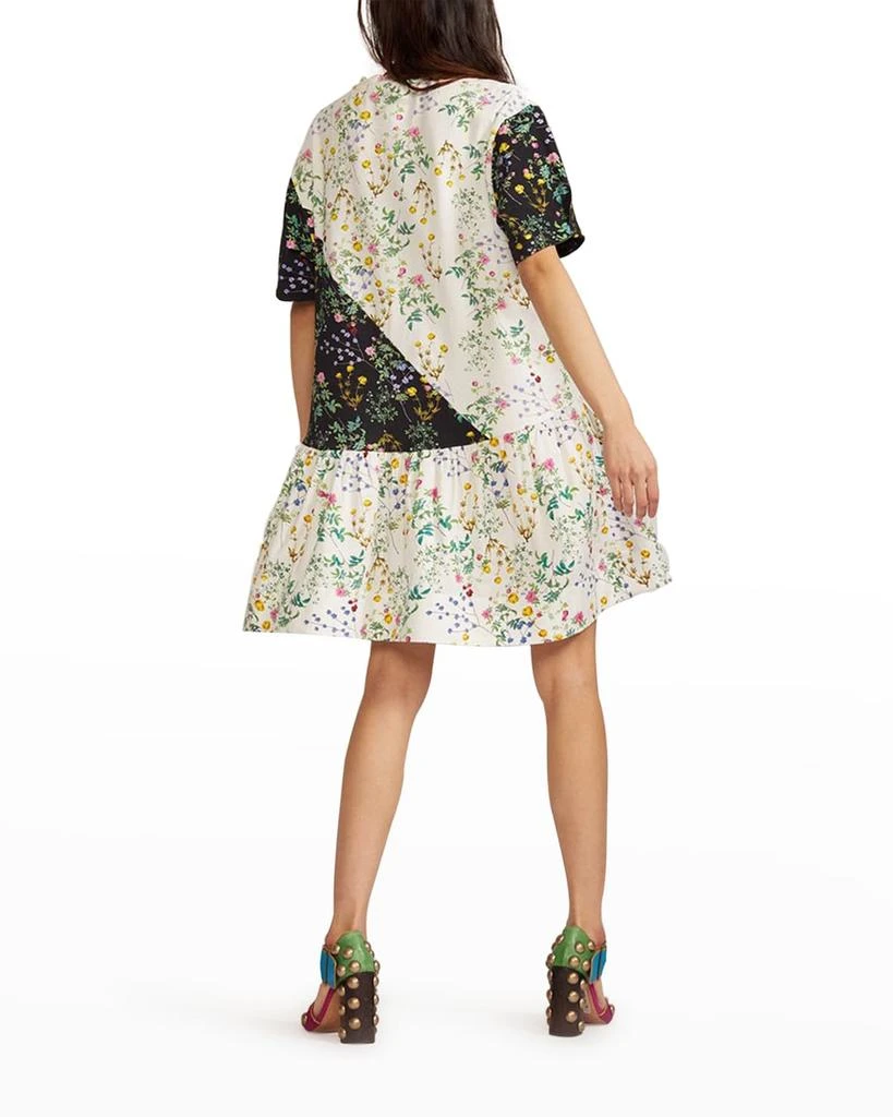 Cynthia Rowley Demi Patchwork Tee Dress 3