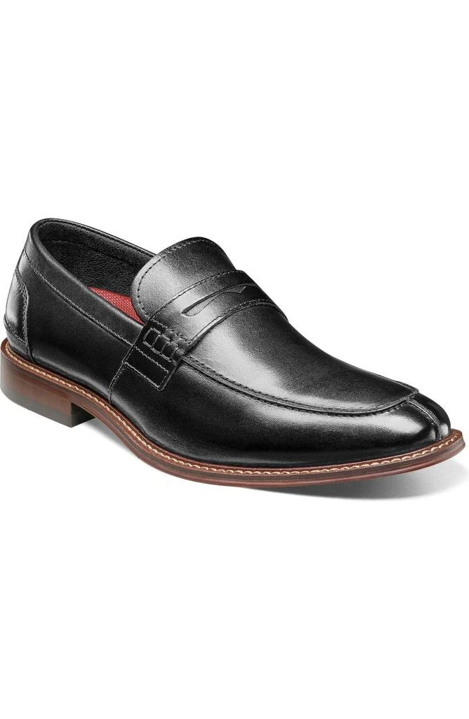 NEW STACY ADAMS men\'s marlowe algonquin moc toe slip on shoes in cognac STACY ADAMS Men main image 4