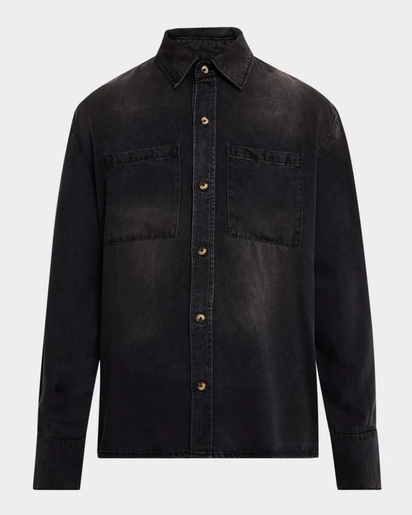 Alchemist Men's Titan Denim Button-Down Shirt 1